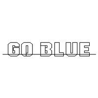 go blue border